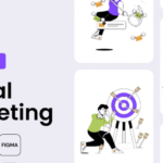 Mobile App Onboarding Animation Scene AE Source File Pack