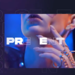 Motion design works showreel rhythmic stomp large title text beat-sync fast AE template