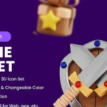 Exquisite 3D Game Asset Icon Set blend glb obj source files