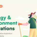 Eco Environment Creative Vector Illustration Resource Pack ai fig