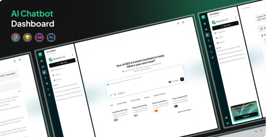 79888c7a-e783-4acc-b9f4-f26611f5662c AI Recruitment Management SaaS Dashboard UI Kit fig xd sketch source files - Image 1